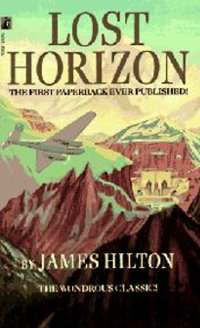 Book cover for Lost Horizon, by James Hilton