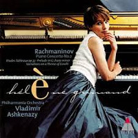 CD cover, Helene Grimaud plays Rachmaninov