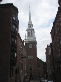 Photograph of the Old North Church in Boston