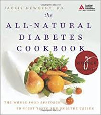 Book cover for The All-Natural Diabetes Cookbook, by Jackie Newgent