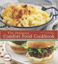 Book cover for The Diabetes Comfort Food Cookbook, by Robyn Webb