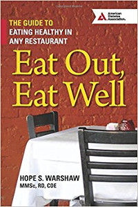 Book cover for Eat Out, Eat Well, by Hope S. Warshaw