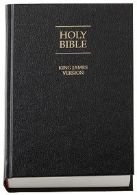 Book cover of the Holy Bible KJV