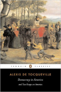 Book cover for Democracy in America, by Alexis de Tocqueville, translated by Gerald Bevan