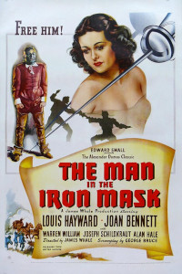 Movie cover for The Man in the Iron Mask 1939