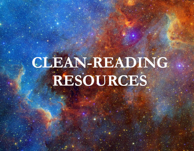 "Clean-Reading Resources" on a photo of the North America nebula